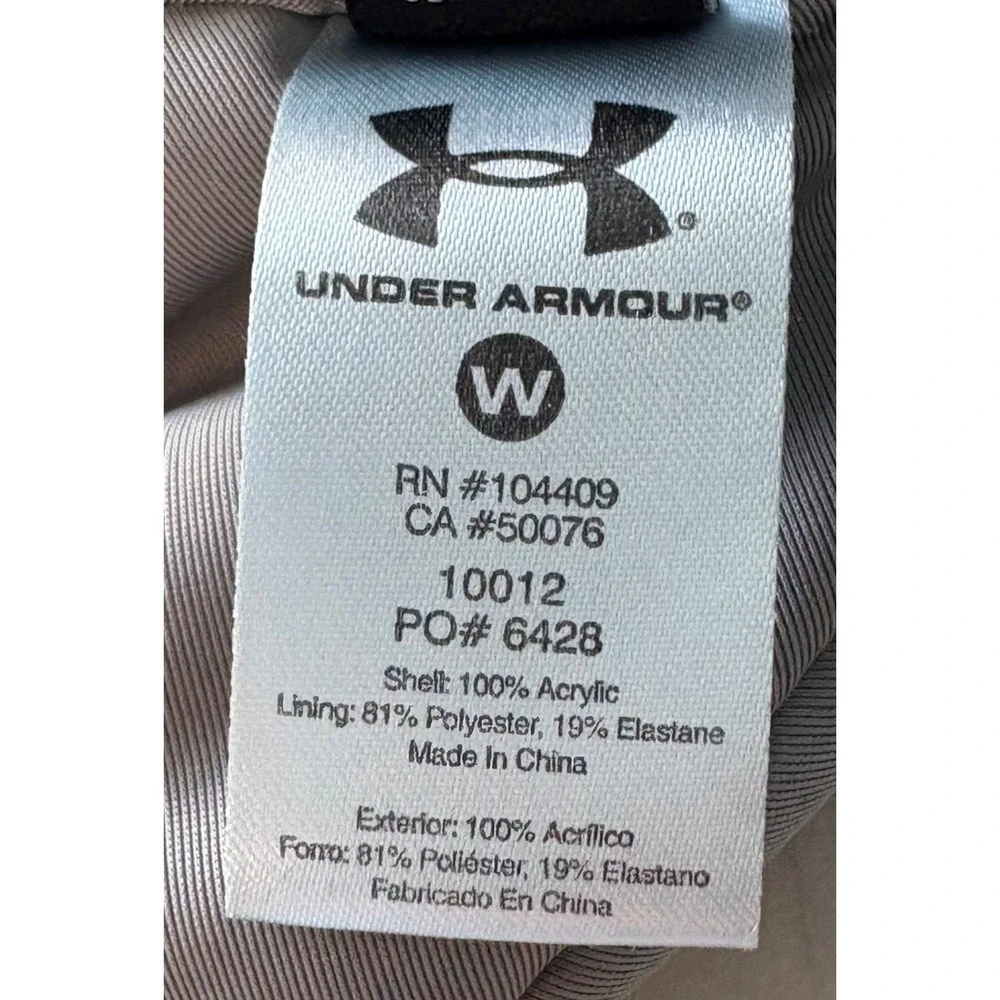 Under Armour Beanie Girls One Size‎ White Cable Knit ColdGear Infrared Hat